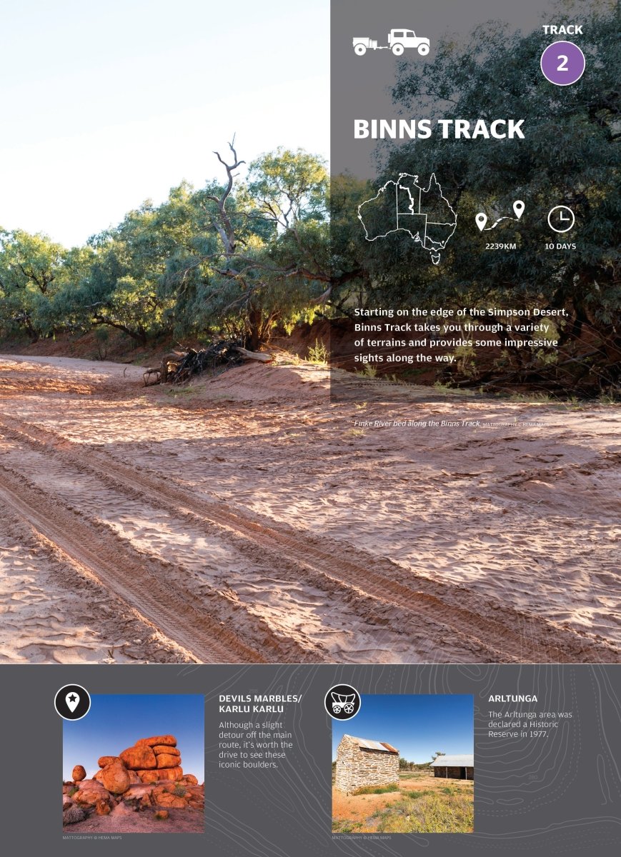 Great Desert Tracks Atlas & Guide (5th edition) - Hema Maps - Books - 9781876413637 - Caravan World