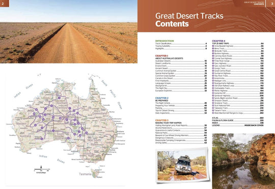 Great Desert Tracks Atlas & Guide - Hema Maps - Books - 9781922668868 - Caravan World