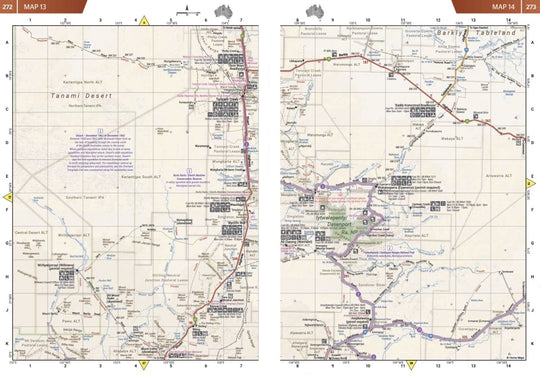 Great Desert Tracks Atlas & Guide - Hema Maps - Books - 9781922668868 - Caravan World