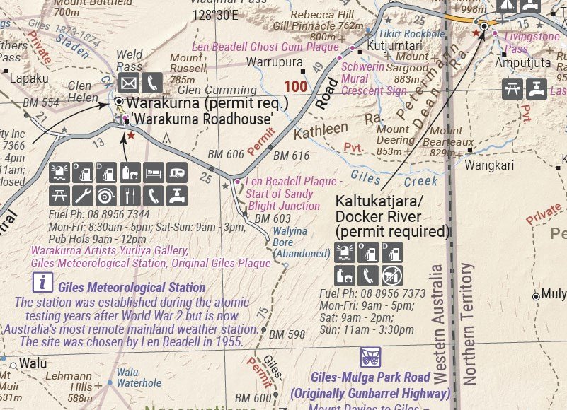 Great Desert Tracks Central Sheet - Hema Maps - Maps - 9781922668080 - Caravan World