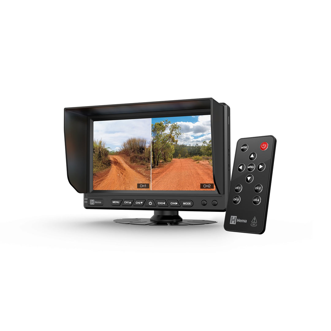 Hema HM-MNT AHD Quad Display Touchscreen Reversing Monitor - Hema Maps - HM-MNT -Caravan World Australia