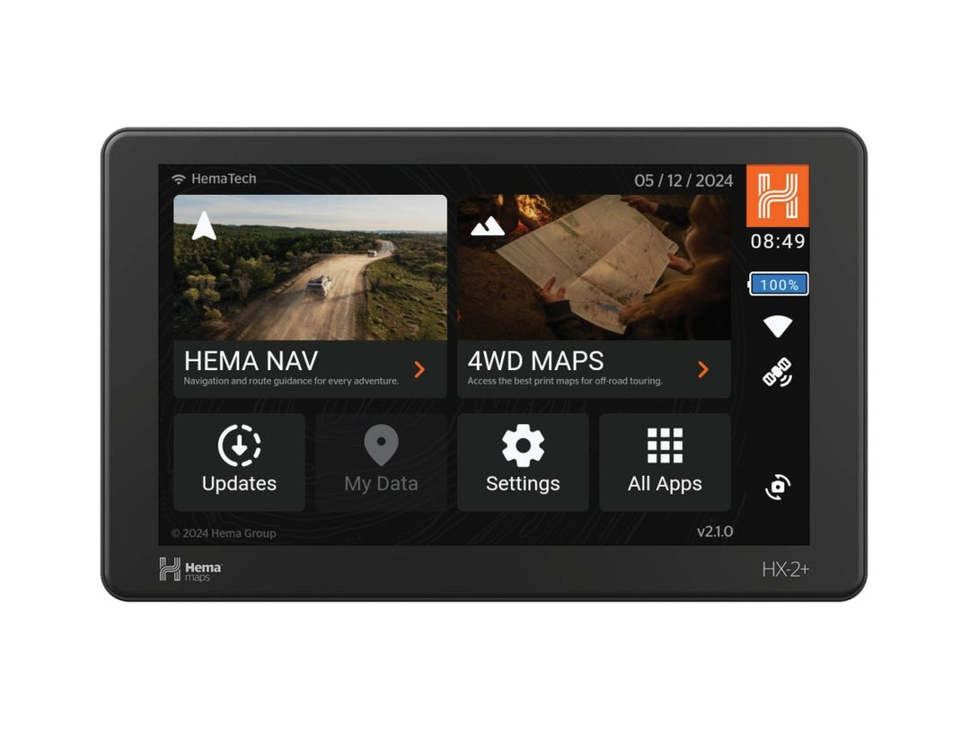 Hema HX - 2+ GPS Navigator - Hema Maps - Digital - 9339398012137 - Caravan World