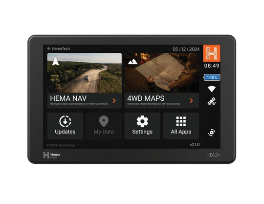 Hema HX - 2+ GPS Navigator - Hema Maps - Digital - 9339398012137 - Caravan World