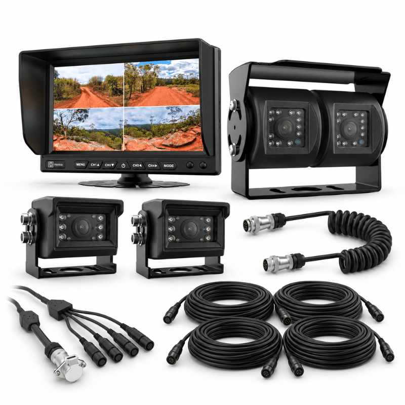 Hema Maps Caravan Camera Pack - Quad Camera - Hema Maps - CWBOM-23 -Caravan World