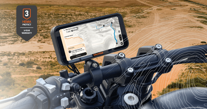 Hema Maps HX - M1 Motorbike GPS Smart Navigator - Hema Maps - Digital - HX-M1 - Caravan World