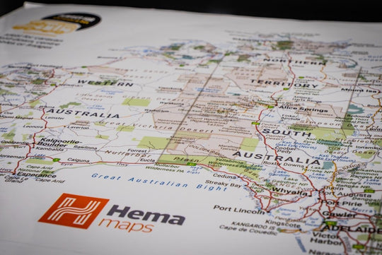 Hema Sticker Map (440mm x 375mm) - Hema Maps - 9781923354029 - Caravan World