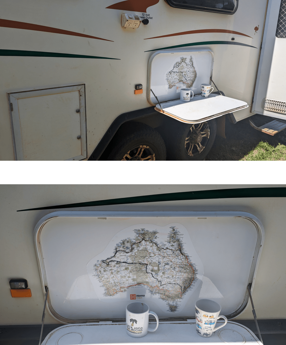 Hema Sticker Map (440mm x 375mm) - Hema Maps - 9781923354029 - Caravan World