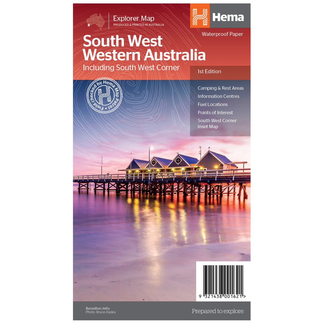 South West Western Australia Map