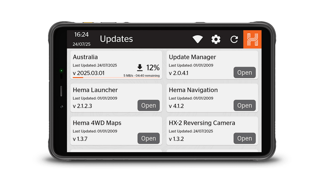 HX - Z8 Alpine 8 - Inch XL Rugged Portable Smart Navigator Including Hema Nav - Alpine - 6937748735229 - Caravan World