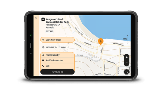HX - Z8 Alpine 8 - Inch XL Rugged Portable Smart Navigator Including Hema Nav - Alpine - 6937748735229 - Caravan World