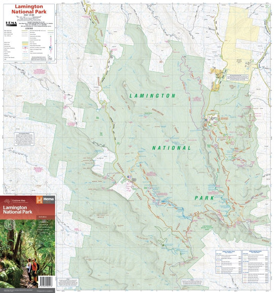 Lamington National Park Map - Hema Maps - Maps - 9781865005218 - Caravan World
