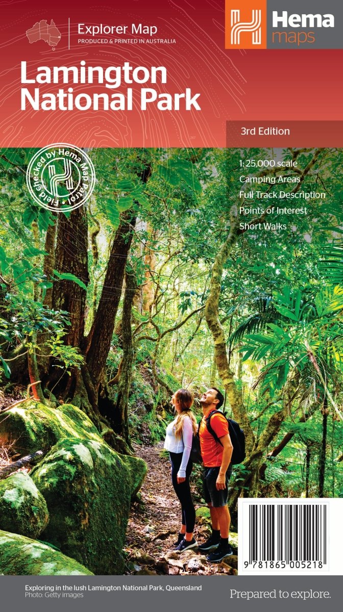 Lamington National Park Map - Hema Maps - Maps - 9781865005218 - Caravan World
