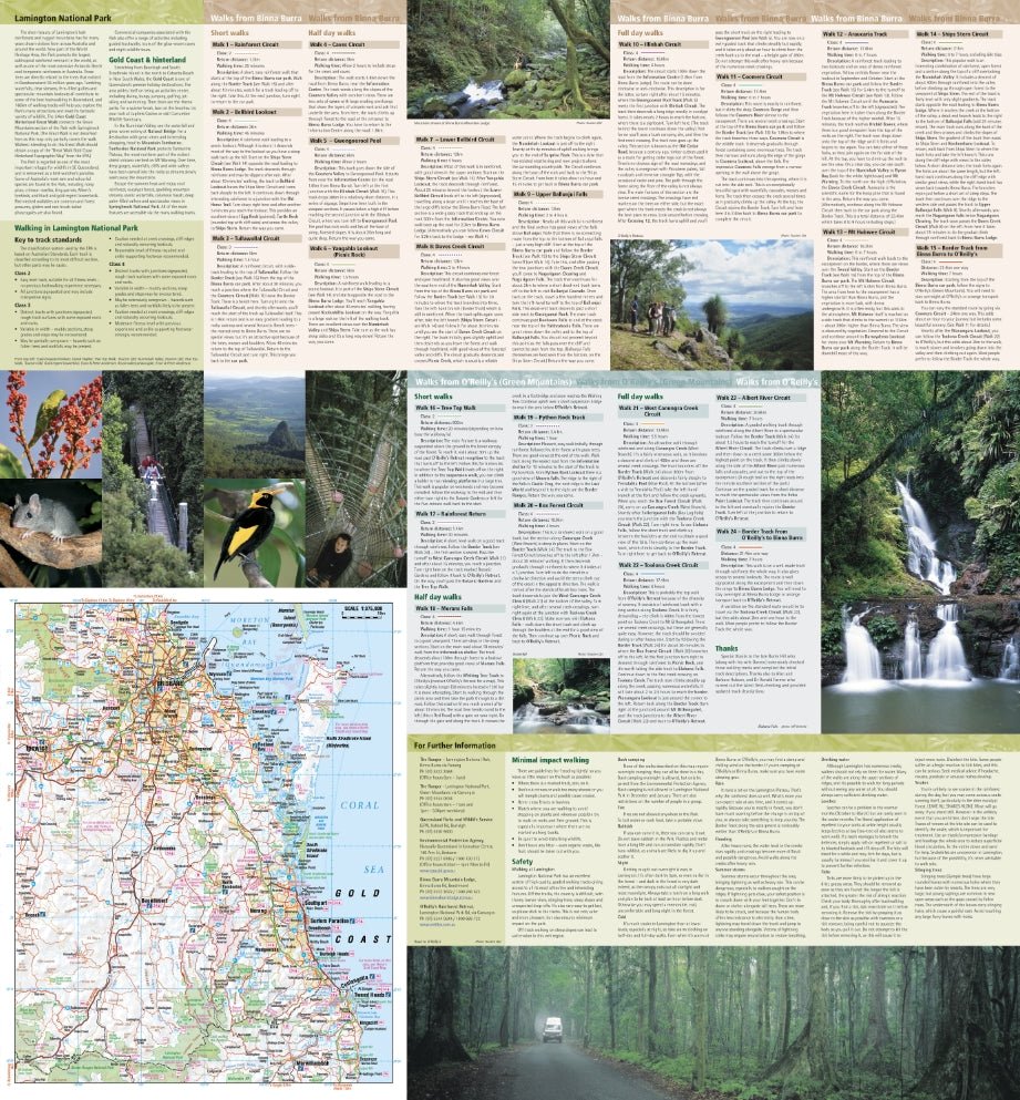 Lamington National Park Map - Hema Maps - Maps - 9781865005218 - Caravan World