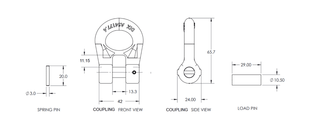 Mawby Hook Quick Action Trailer Safety Chain Coupling - Mawby Hook - MHOOK13 -Caravan World