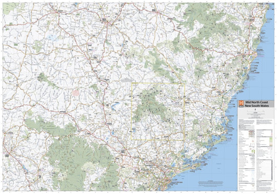 Mid North Coast New South Wales Map - Hema Maps - Maps - 9781922668226 - Caravan World