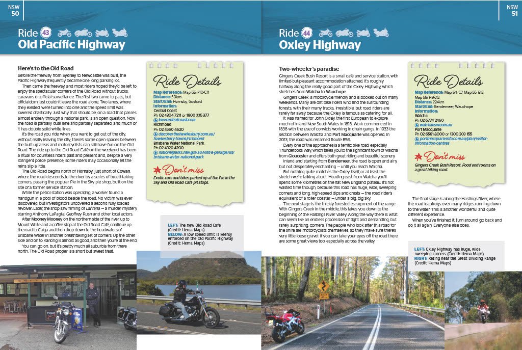 Motorcycle Adventures Top 200 Rides - Hema Maps - Books - 9781922668950 - Caravan World