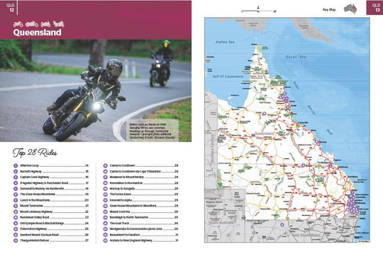 Motorcycle Adventures Top 200 Rides - Hema Maps - Books - 9781922668950 - Caravan World