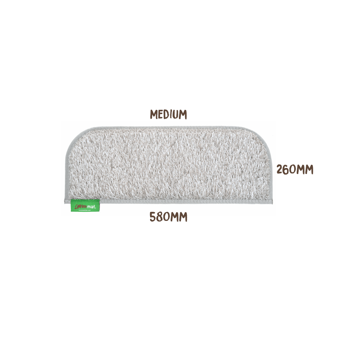 Muk Mat - Light Grey Caravan Step (58x26cm) - Muk Mat - MUK-MAT-LGTGRY-PB-STEP -Caravan World