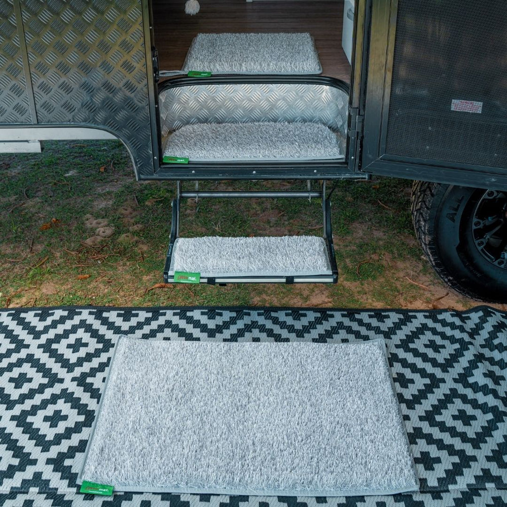 Muk Mat Medium Caravan Bundle in Light Grey - Muk Mat - MUKMATBDL-LGTGRY -Caravan World