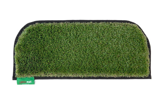 Muk Mat Steps - Green with Black Pitch Edging - Muk Mat - MUK-MAT-GRN-PB-STEP -Caravan World