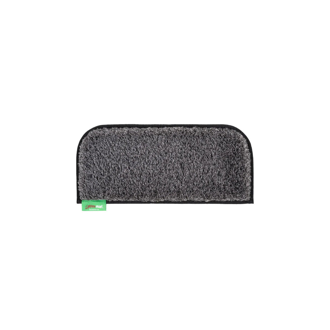 Muk Mat Steps - Grey with Black Pitch Edging - Muk Mat - MUK-MAT-GRY-PB-STEP -Caravan World