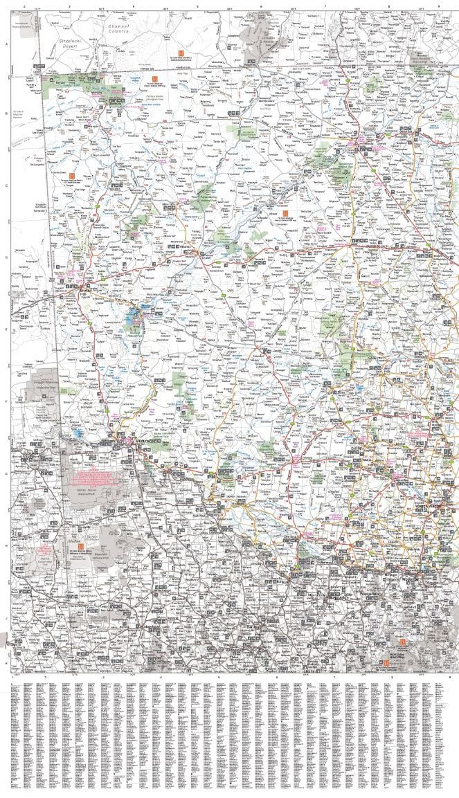 New South Wales Handy Map - Hema Maps - Maps - 9781925625608 - Caravan World