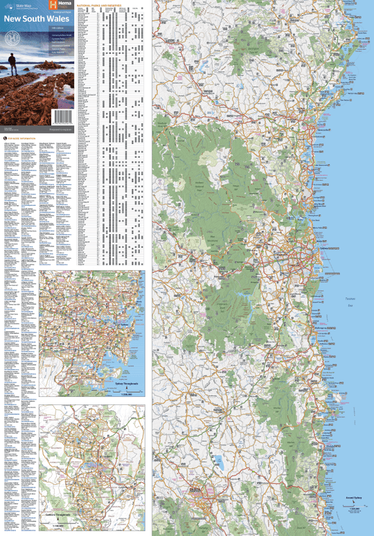 New South Wales State Map - Hema Maps - Maps - 9781925625615 - Caravan World