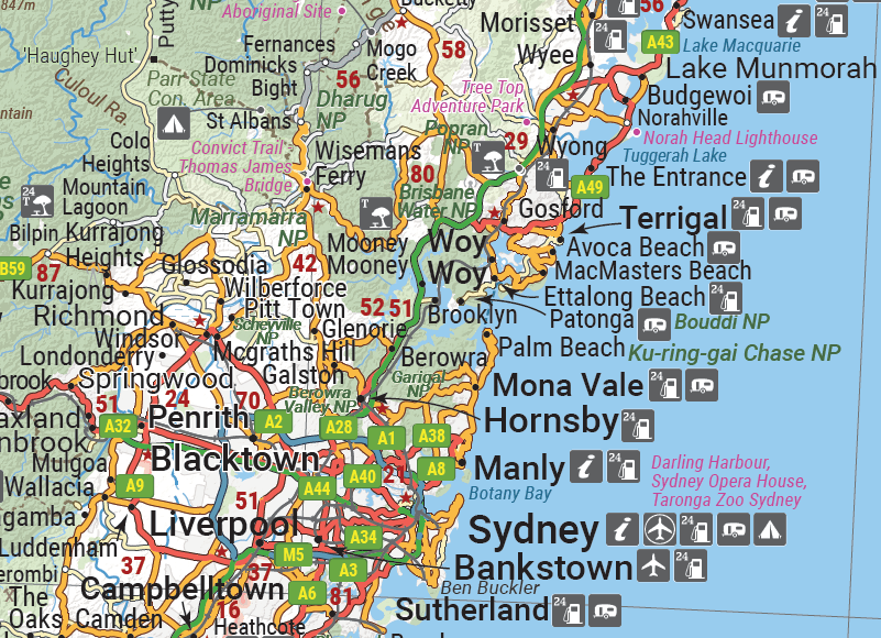 New South Wales State Map - Hema Maps - Maps - 9781925625615 - Caravan World