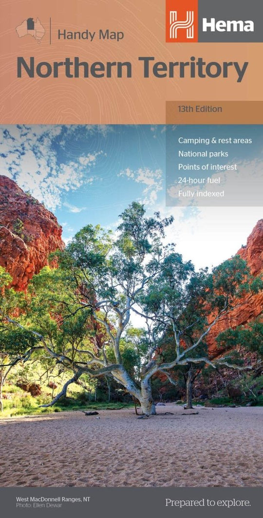 Northern Territory Handy Map - Hema Maps - Maps - 9781925625684 - Caravan World