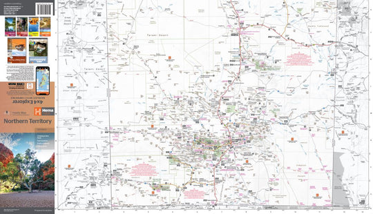 Northern Territory Handy Map - Hema Maps - Maps - 9781925625684 - Caravan World