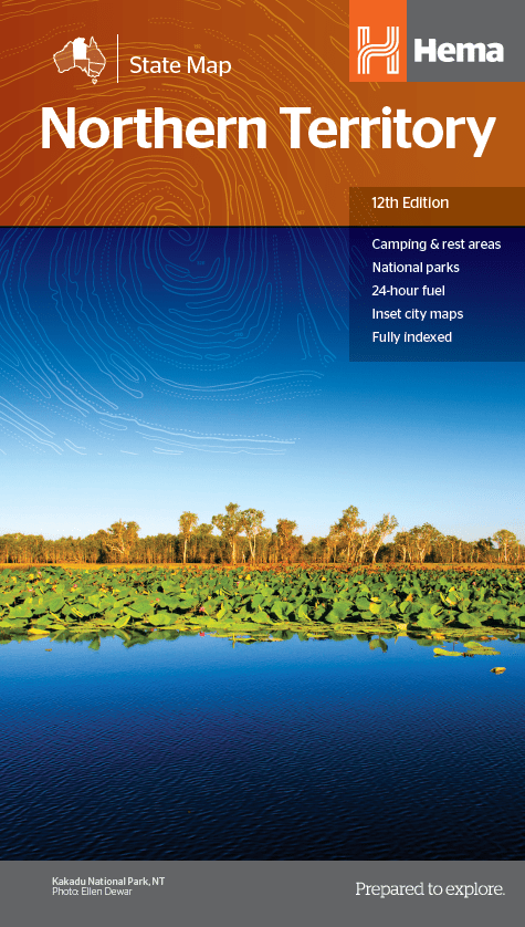 Northern Territory State Map - Hema Maps - Maps - 9321438001508 - Caravan World