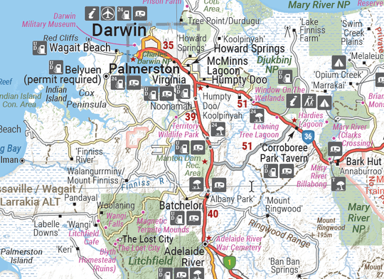 Northern Territory State Map - Hema Maps - Maps - 9321438001508 - Caravan World