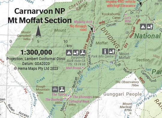 Outback Queensland Map - Hema Maps - Maps - 9781922668769 - Caravan World