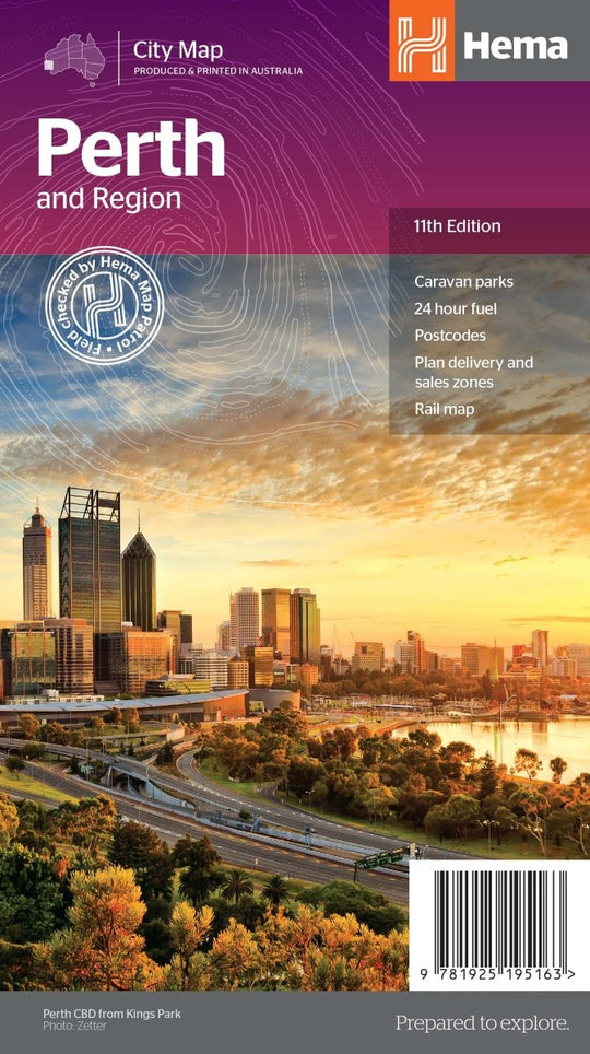 Perth & Region Map - Hema Maps - Maps - 9781925195163 - Caravan World