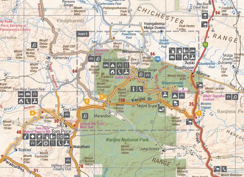 Pilbara & Coral Coast Map - Hema Maps - Maps - 9781925625752 - Caravan World