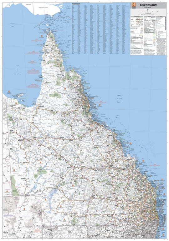 Queensland State Map - Hema Maps - Maps - 9781922668806 - Caravan World