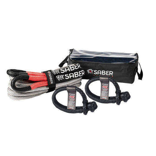 Saber 12k Heavy Duty Kinetic Recovery Kit - Saber Offroad - SBR-12KKIT2 - Caravan World