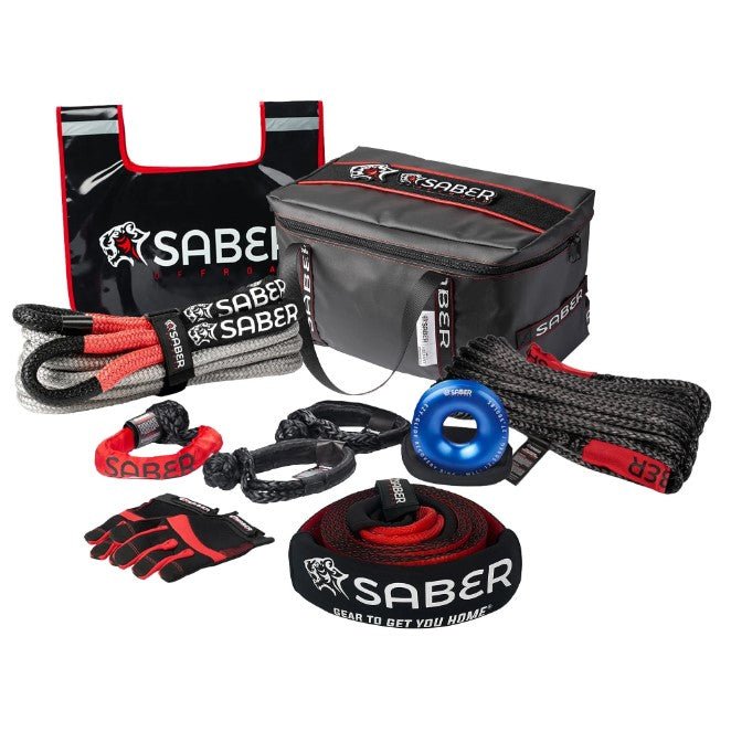 Saber 12k Ultimate Recovery Kit - Saber Offroad - SBR-12KKITU1 - Caravan World