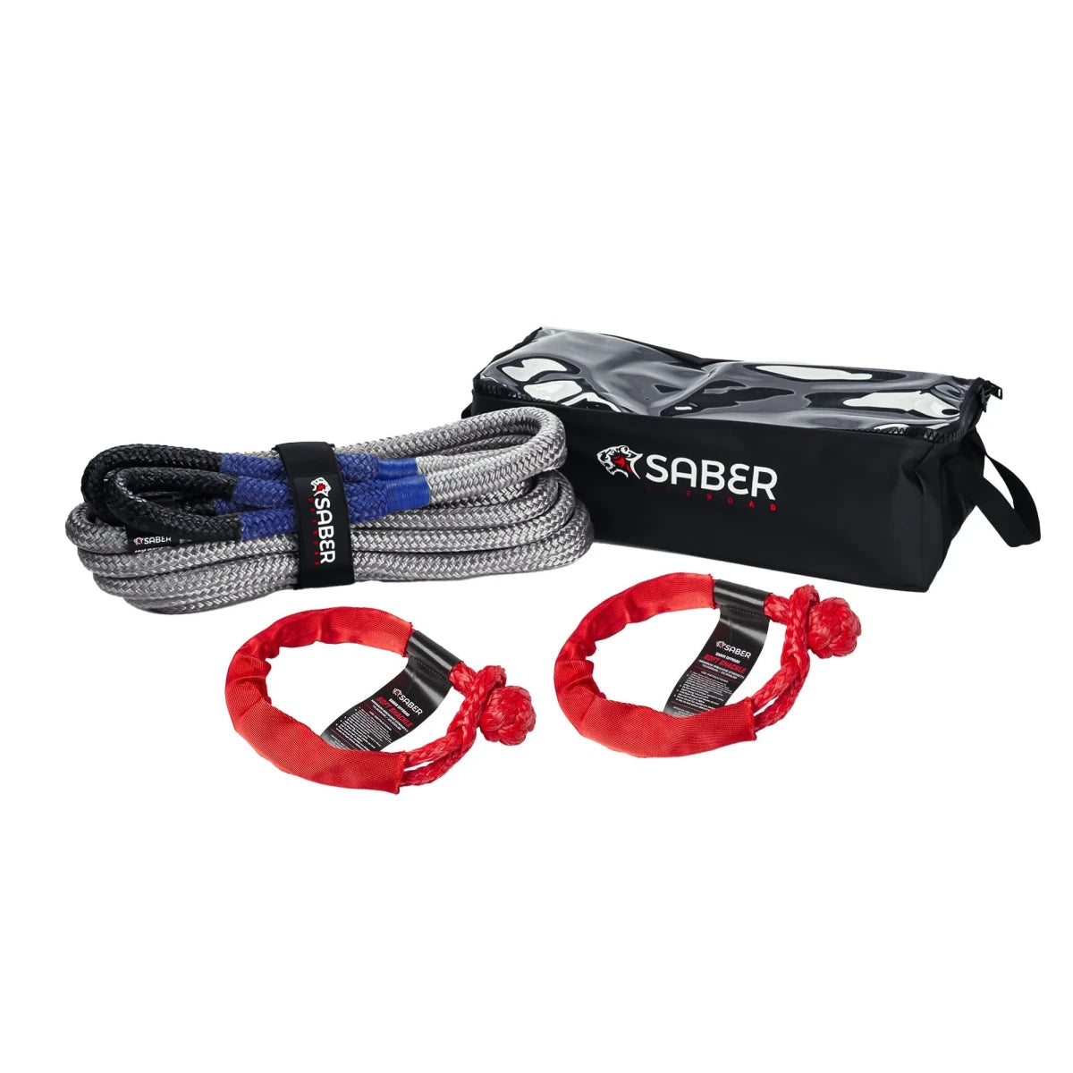 Saber 8K Kinetic Recovery Kit - Saber Offroad - SBR-8KKIT1 - Caravan World
