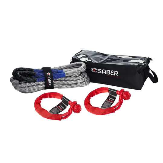 Saber 8K Kinetic Recovery Kit - Saber Offroad - SBR-8KKIT1 - Caravan World