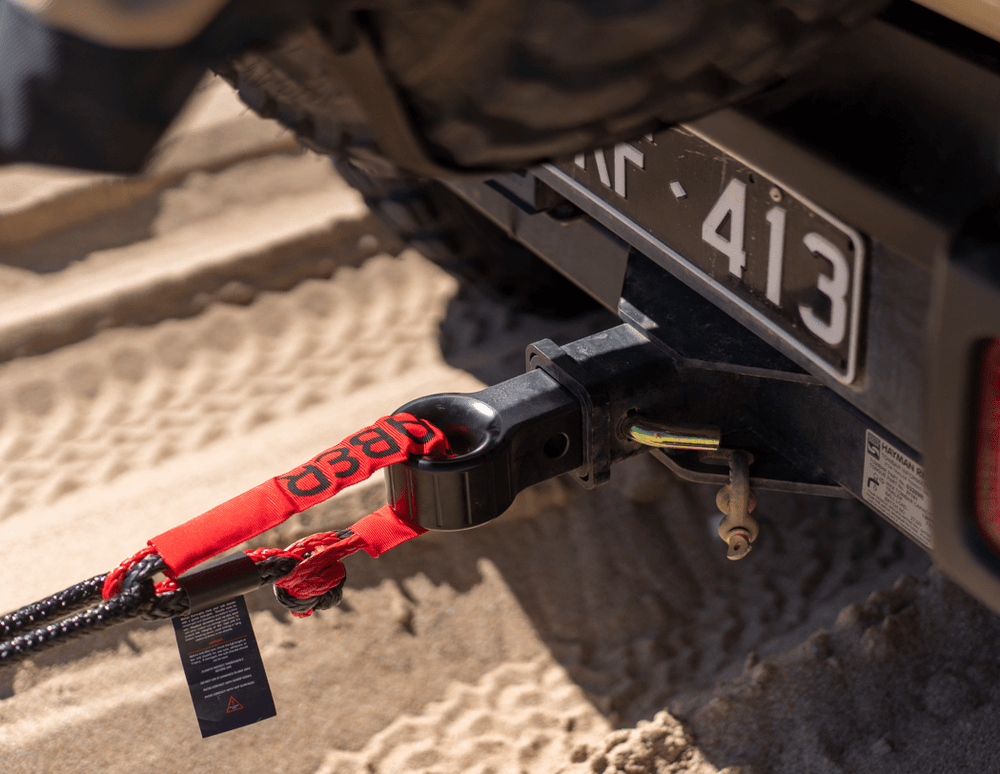 Saber Extended Aluminium Recovery Hitch - Saber Offroad - SBR-RFRH4BLK - Caravan World