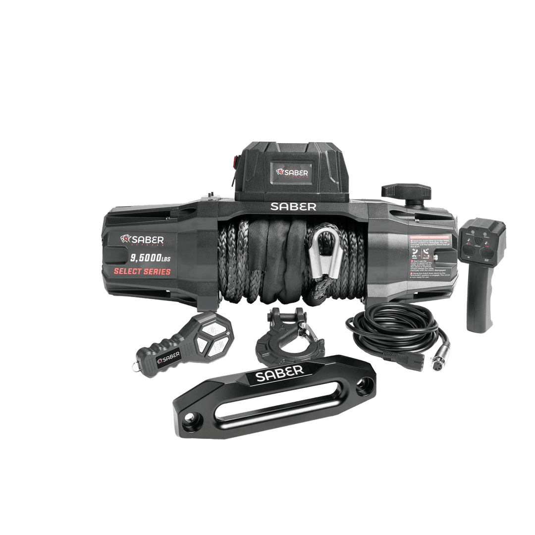 Saber Select Series 9,500lbs Winch - Saber Offroad - SBR-9SSW2 - Caravan World