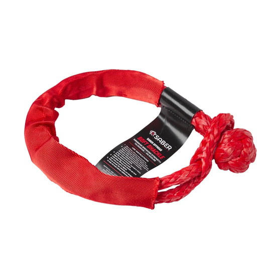 Saber Soft Shackle with Protective Sheath - 12,000KG - Saber Offroad - SBR-12KSSB - Caravan World