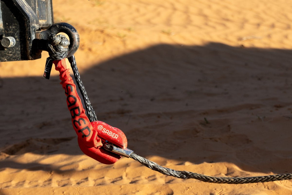 Saber Soft Shackle with Protective Sheath - 24,000KG - Saber Offroad - SBR-24KSSB - Caravan World