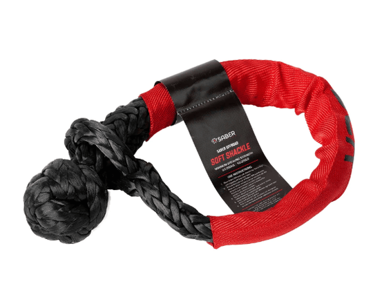 Saber Soft Shackle with Protective Sheath - 24,000KG - Saber Offroad - SBR-24KSSB - Caravan World