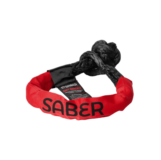 Saber Soft Shackle with Protective Sheath - 6,000KG - Saber Offroad - SBR-6KSSB - Caravan World