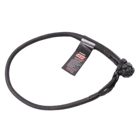 SaberPro 10,000kg HDX Soft Shackle with Technora Binding - Long - Saber Offroad - SBR-10KTBSSBL - Caravan World