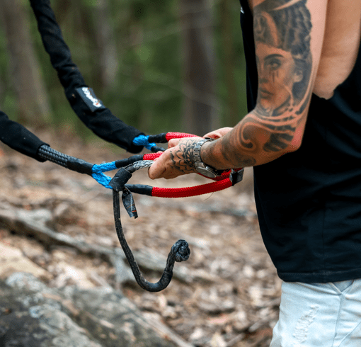 SaberPro 12,000Kg Soft Shackle with Technora Binding - Saber Offroad - SBR-12KTBSSB - Caravan World