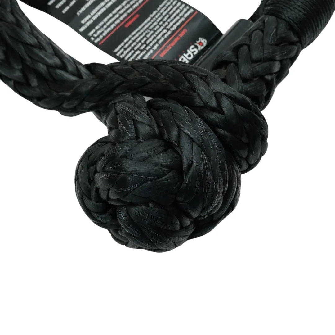 SaberPro 24,000KG HDX Soft Shackle with Technora Binding - Saber Offroad - SBR-24KTBSSB - Caravan World