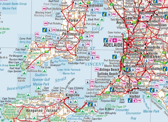 South Australia Handy Map - Hema Maps - Maps - 9781865008707 - Caravan World